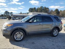 Salvage cars for sale at Mendon, MA auction: 2013 Ford Explorer XLT