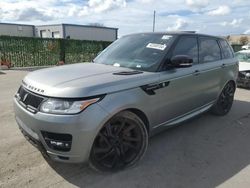 Salvage cars for sale from Copart Orlando, FL: 2014 Land Rover Range Rover Sport SC