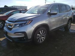 Salvage cars for sale at Chicago Heights, IL auction: 2022 Honda Pilot EXL