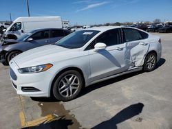 Salvage cars for sale at Grand Prairie, TX auction: 2016 Ford Fusion SE