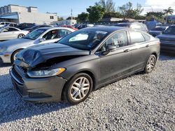 Salvage cars for sale from Copart Opa Locka, FL: 2016 Ford Fusion SE