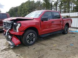 Salvage cars for sale at Seaford, DE auction: 2022 Ford F150 Lightning PRO