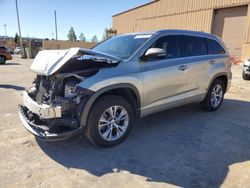 Toyota Vehiculos salvage en venta: 2015 Toyota Highlander XLE