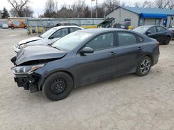 Salvage cars for sale from Copart Wichita, KS: 2021 KIA Forte FE