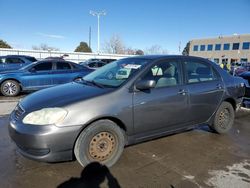 Toyota Vehiculos salvage en venta: 2006 Toyota Corolla CE