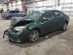 Toyota Corolla salvage cars for sale: 2015 Toyota Corolla L