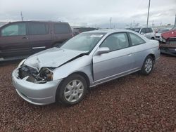 Salvage cars for sale from Copart Phoenix, AZ: 2002 Honda Civic EX