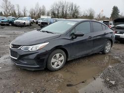 Chevrolet Cruze ls salvage cars for sale: 2016 Chevrolet Cruze LS