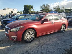 Salvage cars for sale from Copart Opa Locka, FL: 2014 Infiniti Q70 3.7
