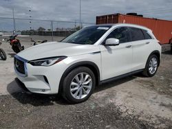 Salvage cars for sale from Copart Homestead, FL: 2019 Infiniti QX50 Essential