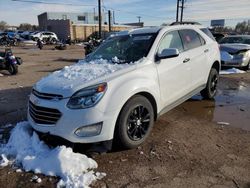 Salvage cars for sale at Colorado Springs, CO auction: 2017 Chevrolet Equinox LT
