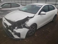 Salvage cars for sale from Copart Elgin, IL: 2021 KIA Forte FE