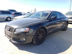Salvage cars for sale at Vallejo, CA auction: 2011 Audi A5 Premium