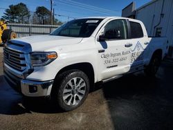 Salvage cars for sale from Copart Montgomery, AL: 2019 Toyota Tundra Crewmax Limited