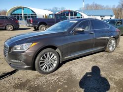 Salvage cars for sale from Copart East Granby, CT: 2017 Genesis G80 Base