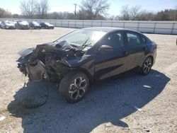Salvage cars for sale at San Antonio, TX auction: 2021 KIA Forte FE