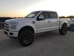 Salvage cars for sale from Copart San Antonio, TX: 2015 Ford F150 Supercrew