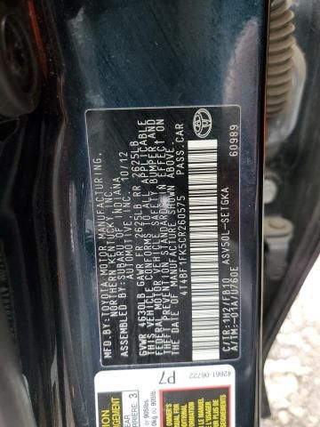 2012 Toyota Camry Base