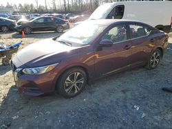 Salvage cars for sale from Copart Waldorf, MD: 2020 Nissan Sentra SV