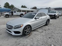 Mercedes-Benz salvage cars for sale: 2016 Mercedes-Benz C 300 4matic