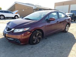 Salvage cars for sale from Copart Vallejo, CA: 2015 Honda Civic LX