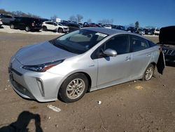 Toyota Prius LE salvage cars for sale: 2021 Toyota Prius LE