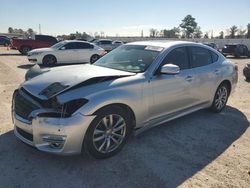 Salvage cars for sale from Copart Houston, TX: 2016 Infiniti Q70 3.7
