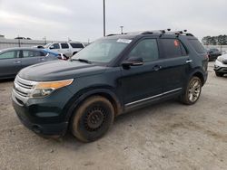 Salvage cars for sale at Lumberton, NC auction: 2013 Ford Explorer XLT