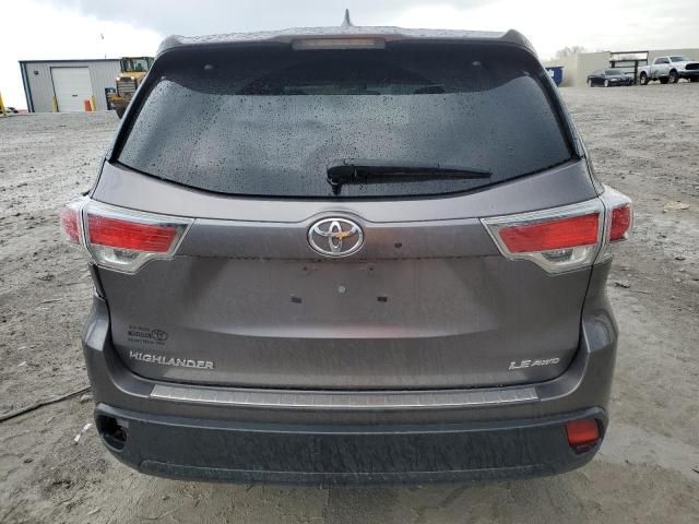 2016 Toyota Highlander LE