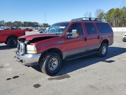 Ford Excursion salvage cars for sale: 2004 Ford Excursion XLT