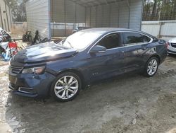 Chevrolet salvage cars for sale: 2017 Chevrolet Impala LT