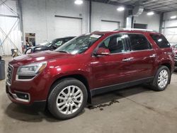 Salvage cars for sale at Ham Lake, MN auction: 2016 GMC Acadia SLT-1