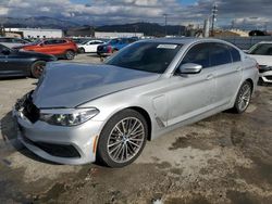 Salvage cars for sale from Copart Sun Valley, CA: 2019 BMW 530E