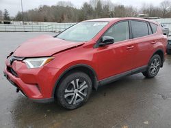 Salvage cars for sale at Assonet, MA auction: 2016 Toyota Rav4 LE