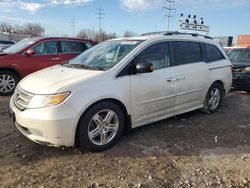 Salvage cars for sale from Copart Columbus, OH: 2013 Honda Odyssey Touring