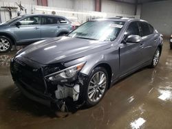 Infiniti Q50 Luxe Vehiculos salvage en venta: 2022 Infiniti Q50 Luxe