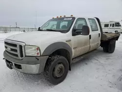 Salvage trucks for sale at Nisku, AB auction: 2005 Ford F550 Super Duty