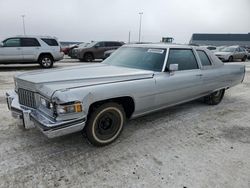 Salvage cars for sale at Nisku, AB auction: 1976 Cadillac Deville