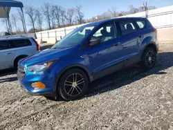 Salvage cars for sale at Spartanburg, SC auction: 2019 Ford Escape S