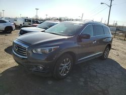 Salvage cars for sale at Indianapolis, IN auction: 2013 Infiniti JX35