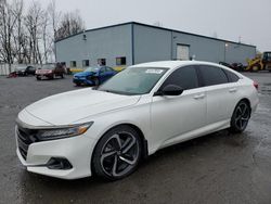 Salvage cars for sale from Copart Portland, OR: 2021 Honda Accord Sport