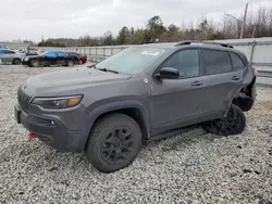 Salvage cars for sale at Memphis, TN auction: 2022 Jeep Cherokee Trailhawk