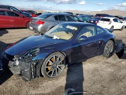 Salvage cars for sale at North Las Vegas, NV auction: 2015 Porsche 911 Carrera