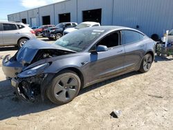 Salvage cars for sale from Copart Jacksonville, FL: 2021 Tesla Model 3