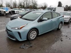Salvage cars for sale at Portland, OR auction: 2019 Toyota Prius