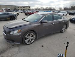 Salvage cars for sale from Copart Wilmer, TX: 2012 Nissan Maxima S
