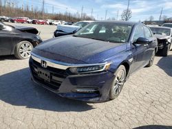 Salvage cars for sale from Copart Bridgeton, MO: 2020 Honda Accord Touring Hybrid