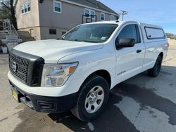 Salvage cars for sale at North Billerica, MA auction: 2019 Nissan Titan S