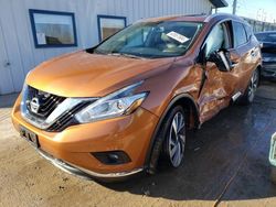 Salvage cars for sale from Copart Pekin, IL: 2015 Nissan Murano S
