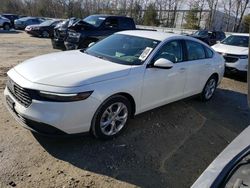 Salvage cars for sale at North Billerica, MA auction: 2023 Honda Accord LX